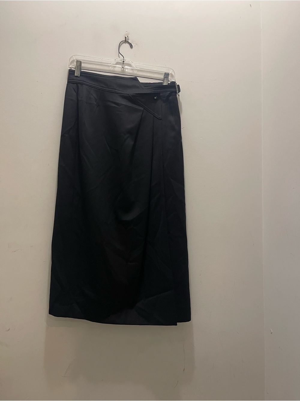 Vintage Wool Escada Faux Wrap Skirt
